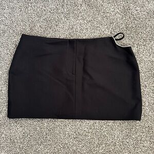 ZARA RHINESTONE CUTOUT SKORT- NWT